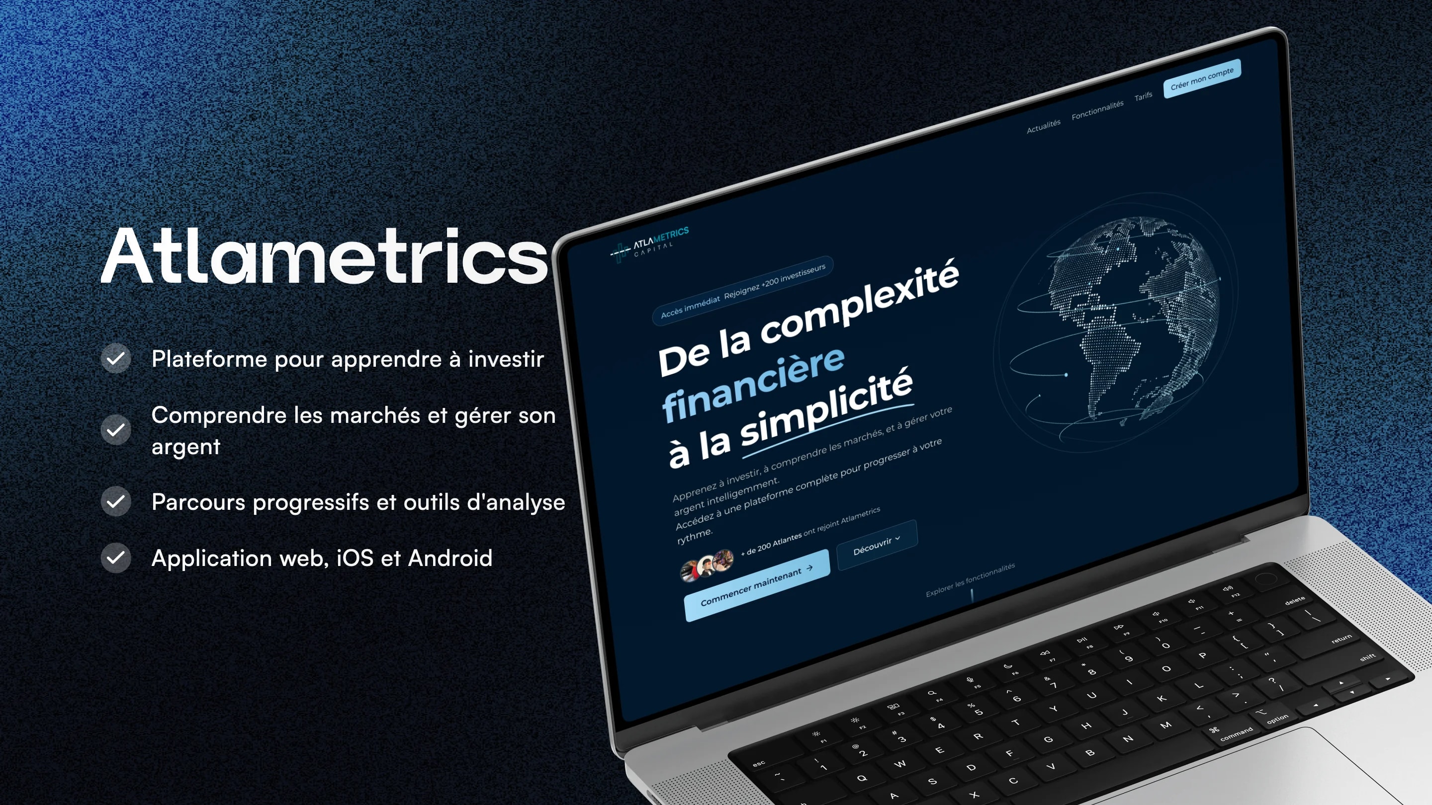 Atlametrics - Plateforme de gestion et de conseil en investissement
