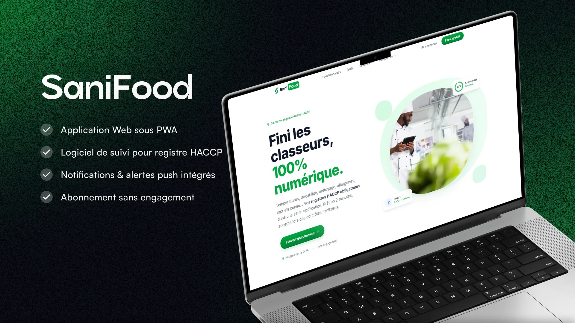 SaniFood - Gestion HACCP digitalisée