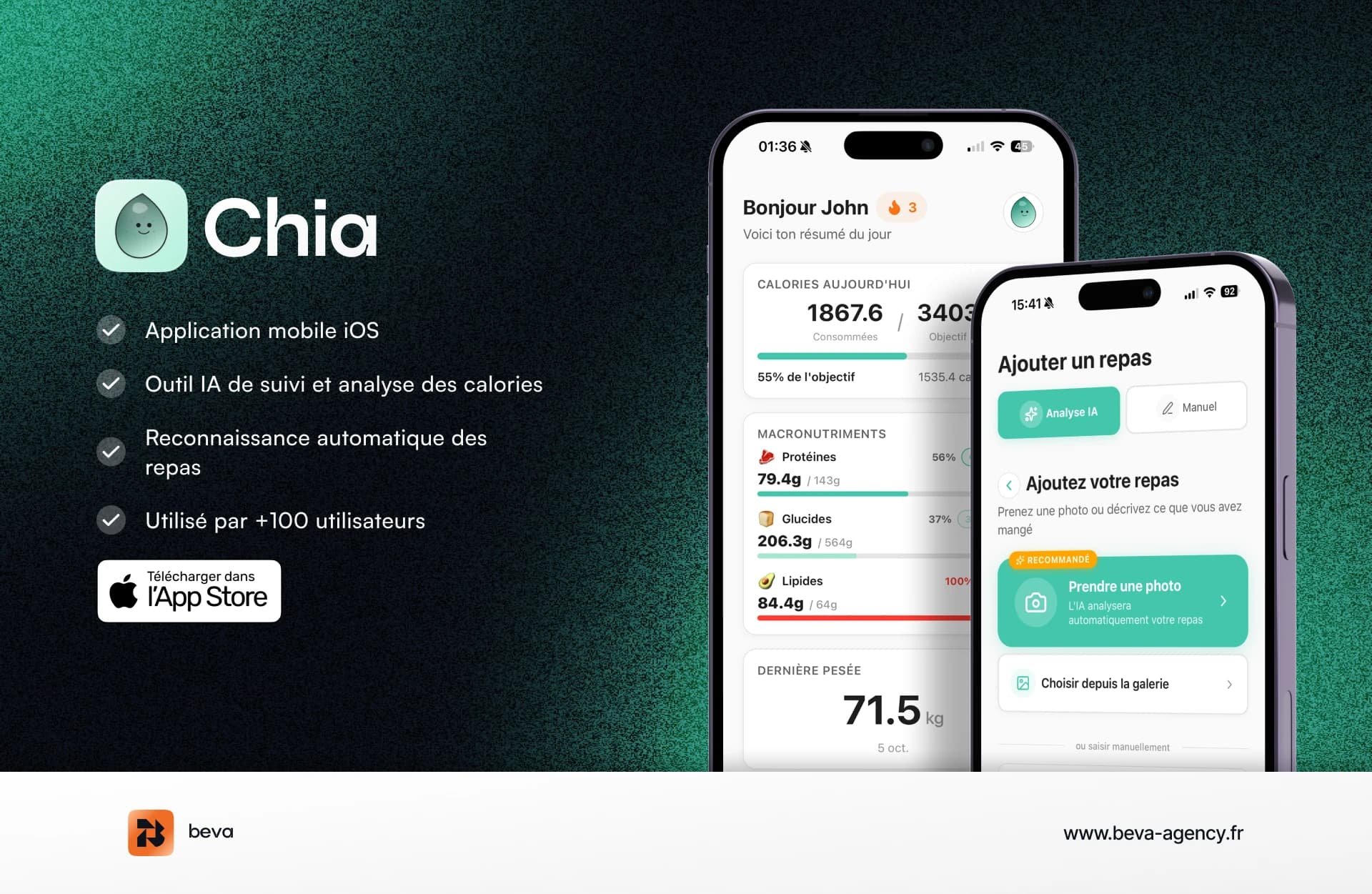 Chia - Suivi nutrition par IA